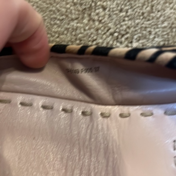 Miu Miu Tiger Print Leather Ballet Flats with Bows - Picture 6 of 9